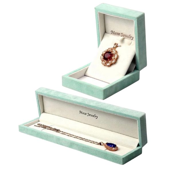 Custom velvet jewelry box