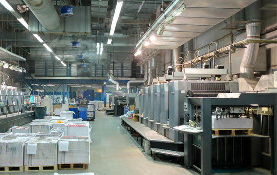 Paper printing factory