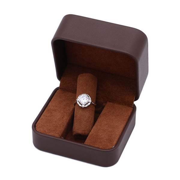 pu leather ring box