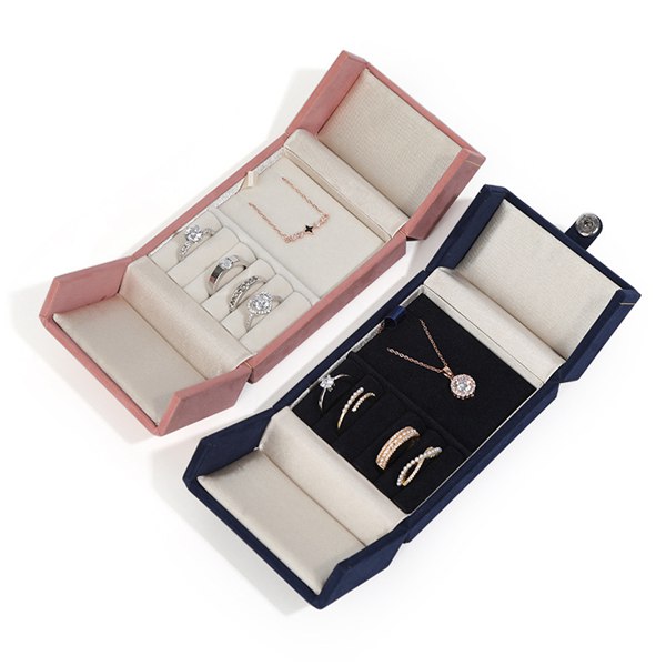Double open necklace box