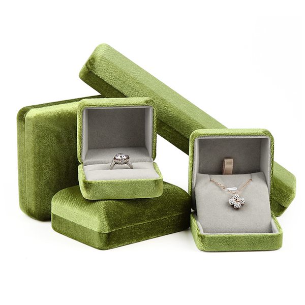 Green jewelry box set