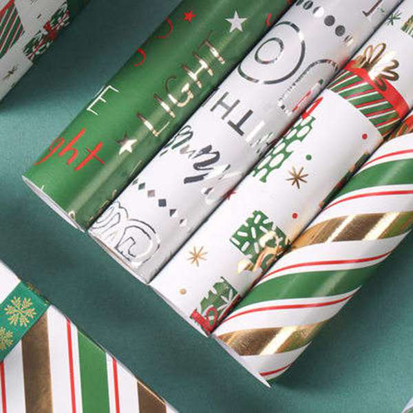 gloss color gift wrap paper