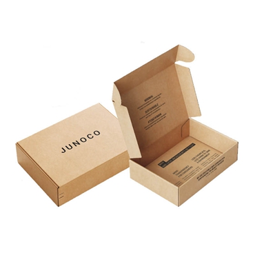 Cardboard mailer box with logo