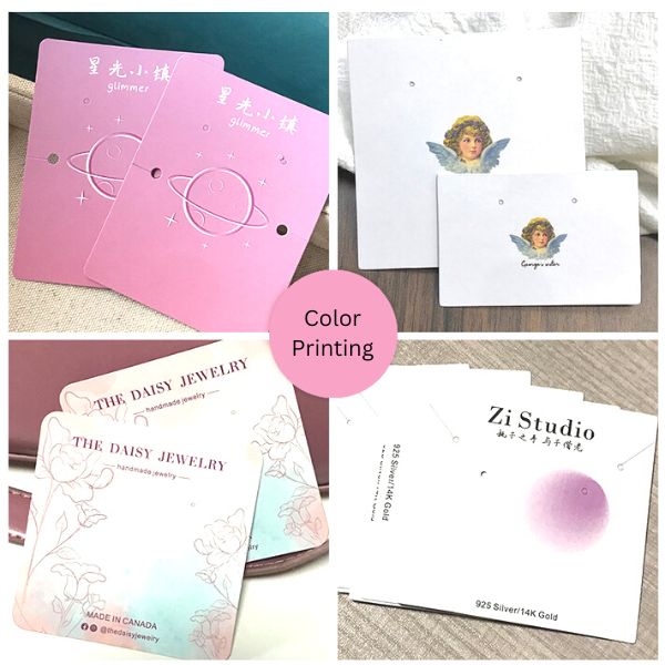 Color Printing jewelry cards