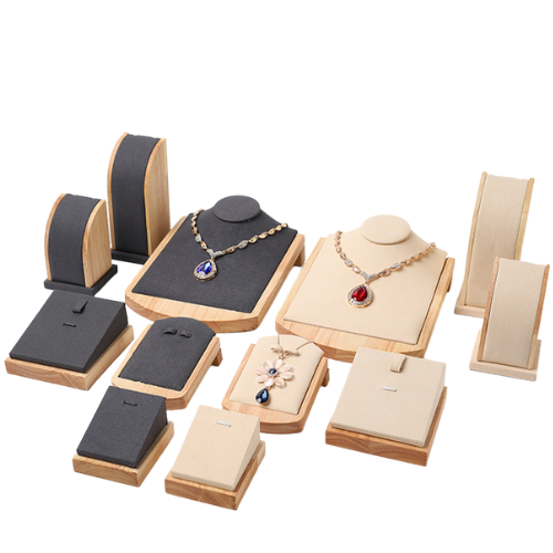 Wooden jewelry display