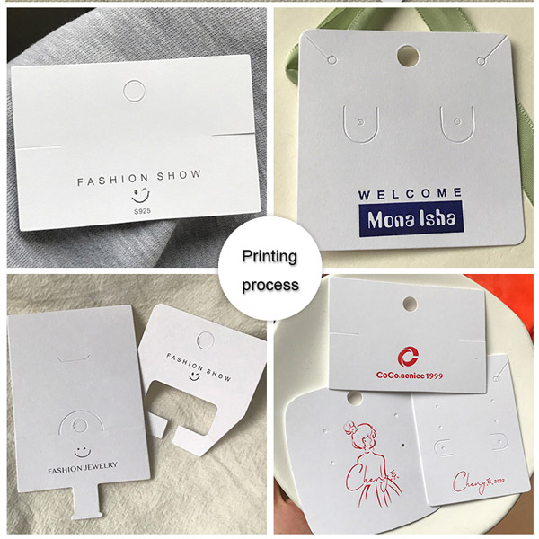 Printing earring card