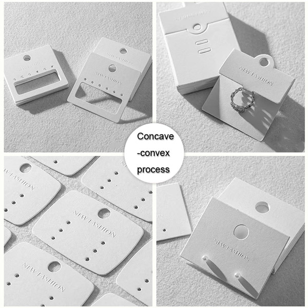 earring card concave-convex